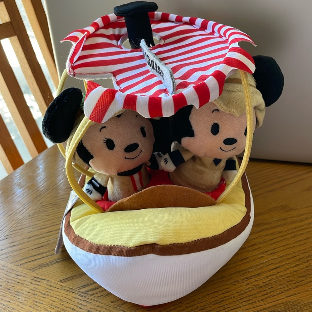 2022 Hallmark ITTY BITTY 50th Disney World Jungle Cruise Mickey & Minnie PLUSH